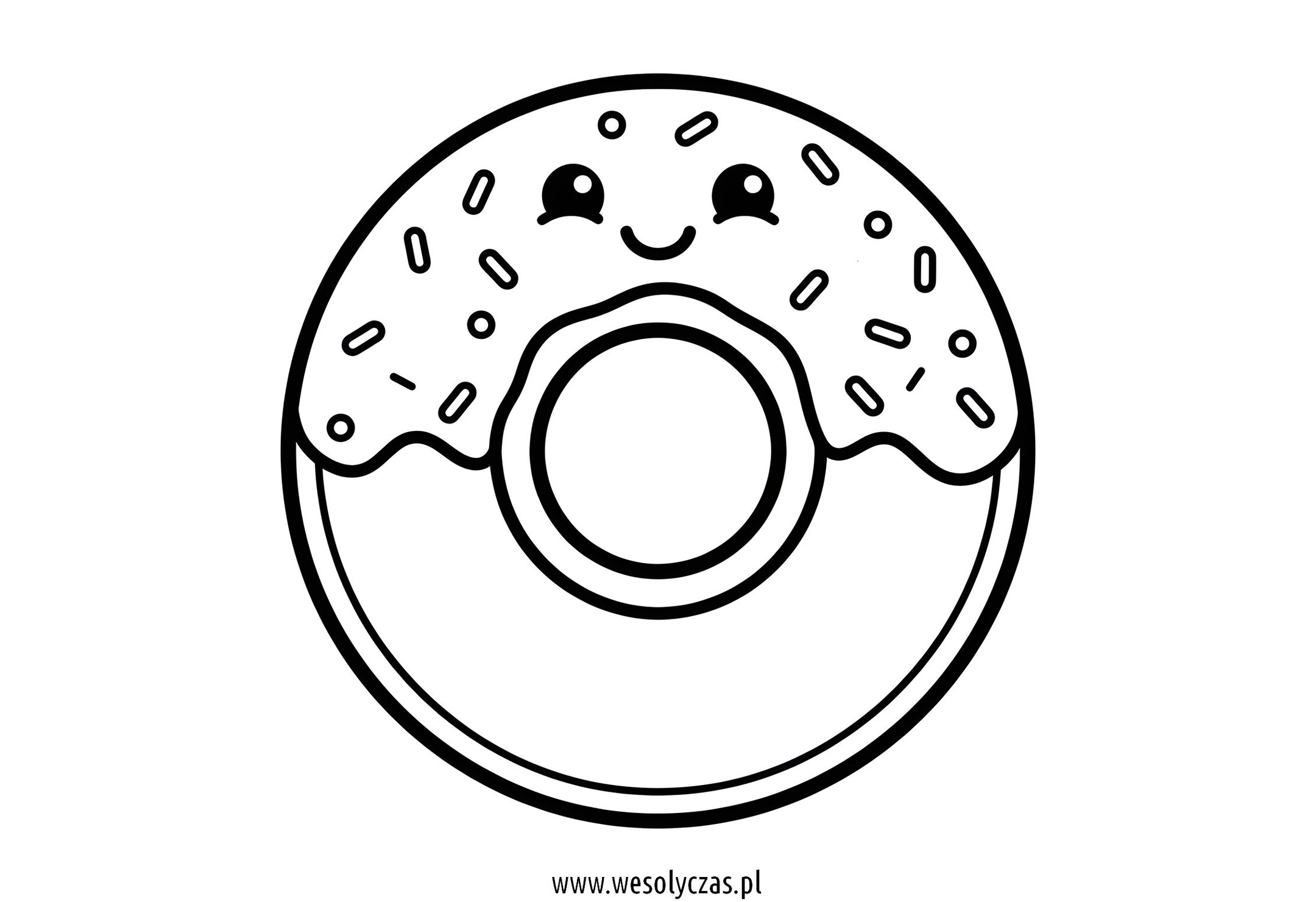 Donat z polewą