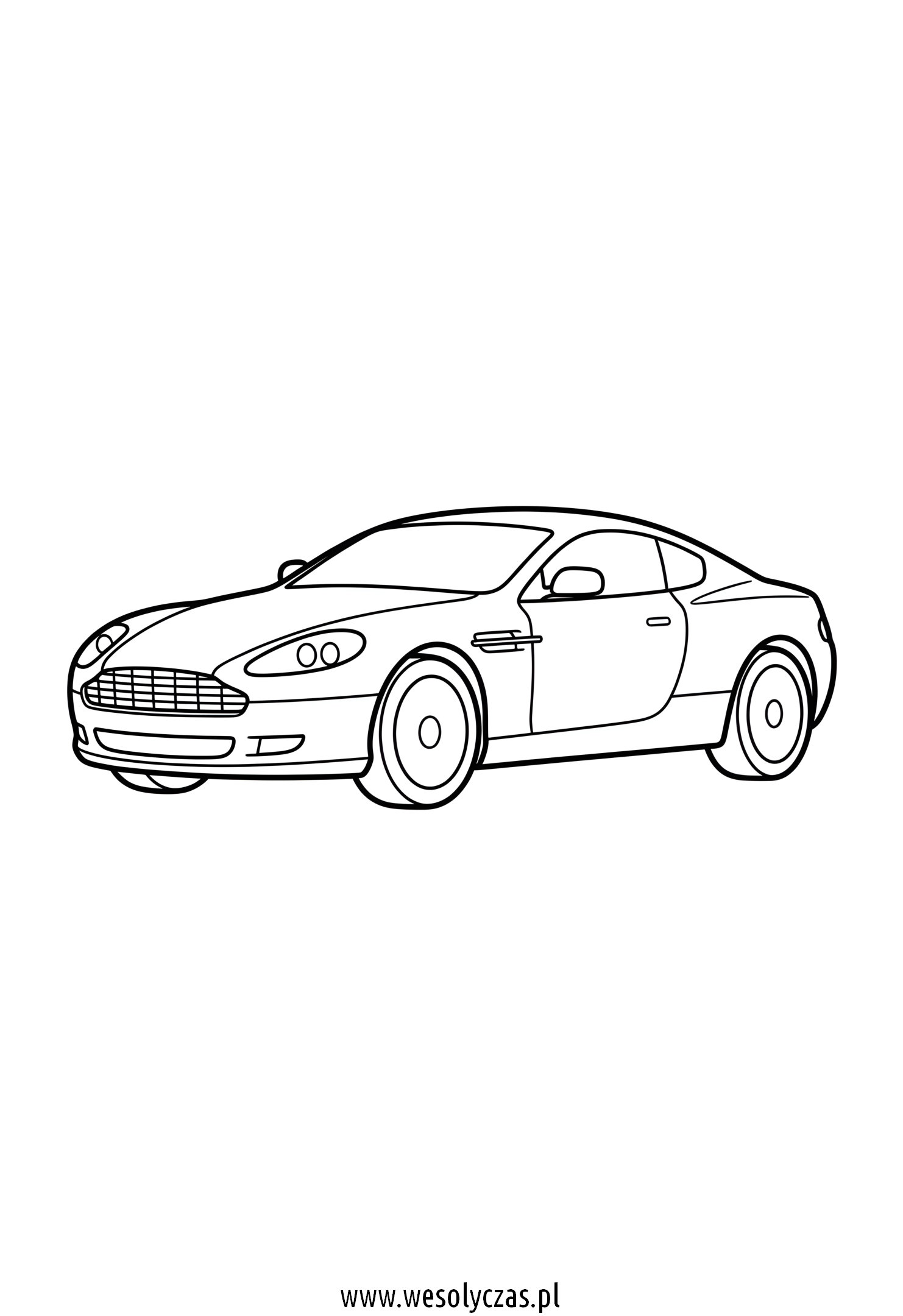 Szybkie wyścigowe auto